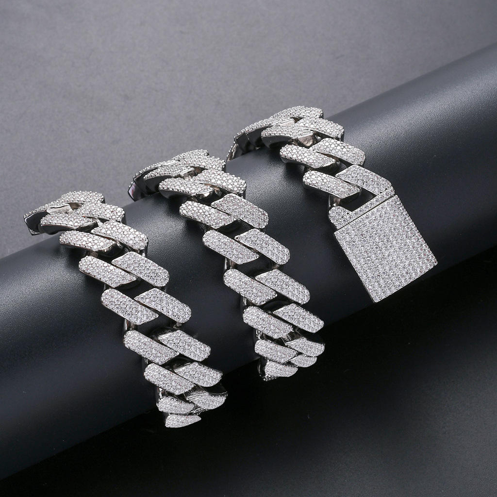 Zirconia "Iced Out" Cuban Chain