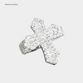 Moissanite Cross Ring