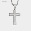 Moissanite Cross Necklace v2