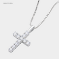 Moissanite Cross Necklace v1