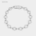Moissanite Cross Bracelet