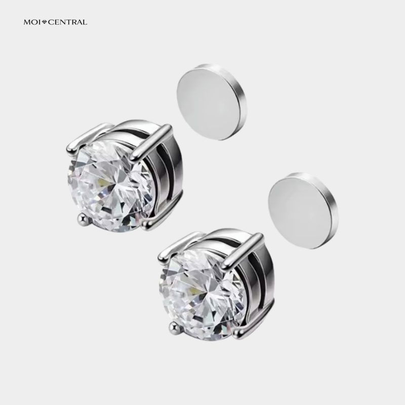 Zirconia Magnetic Earrings