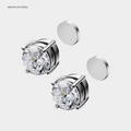 Zirconia Magnetic Earrings