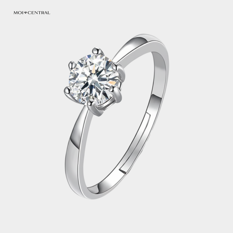 Zirconia Stud Ring