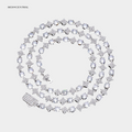 Zirconia Star Stud Chain