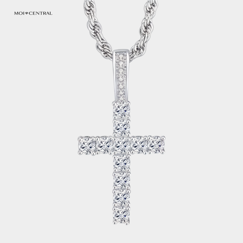 Zirconia Cross Necklace